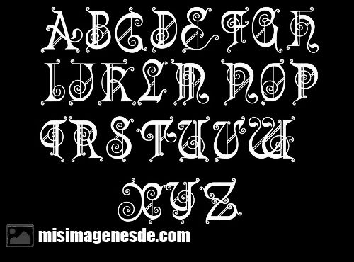 letras goticas