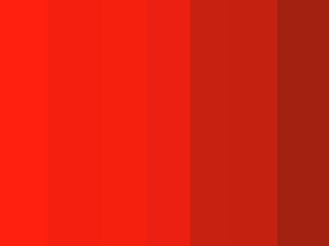 colores rojos