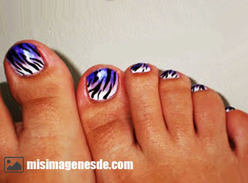 decoracion de uñas de los pies
