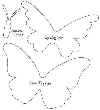 mariposas de papel