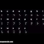 Imágenes de alfabeto braille